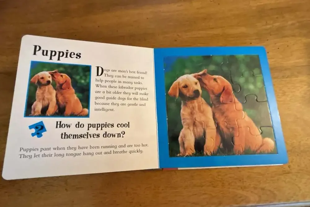 Animal Jigsaws: Pets - A Book with Five 12-Piece Puzzles